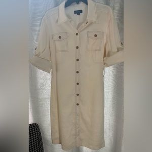 Tahari Linen Dress